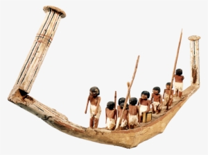 Position In The Museum - Egyptian Boat Transparent Background #2370031