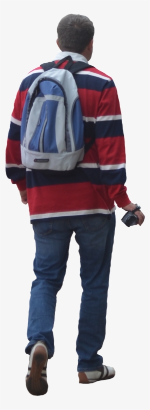 Man Back View Png Download - Indian People Walking Png #2370100