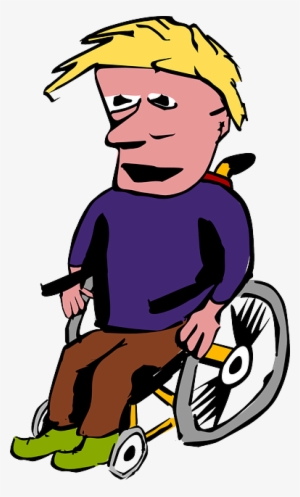 Wheelchair, Handicap, Human, Aid, Chair, Man - Cartoon Boys In Wheelchairs Transparent #2370437