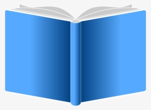 Openbook Blue Covers Round Clip - Open Book Cover Clip Art #2370534