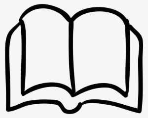 Book Opened Outlined Hand Drawn Tool Comments - Hand Drawn Book Icon #2370715