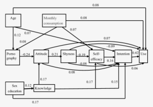 Path Analysis Of Determinants Of Condom Use Among Male - Diagram #2372297
