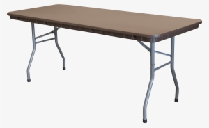 6' Banquet Tables - Brown Folding Table #2372325