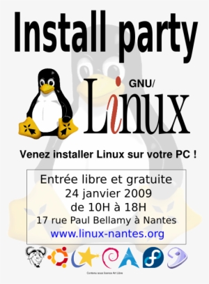 Affiche-small - Cafepress Tux Linuxer Wall Calendar #2372968