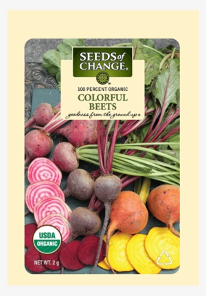 Organic Colorful Beet Mix Seeds - Dark Red Beet Seeds Seeds Of Change #2373164