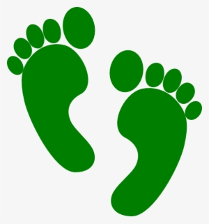 How To Set Use Green Feet Left Foot Forward Clipart #2373784