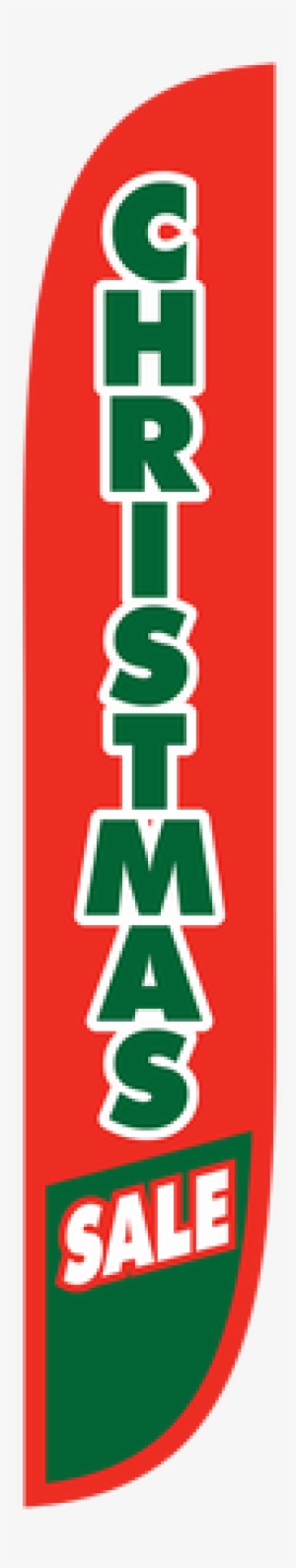 12ft Christmas Sale Feather Flag Red & Green #2374311