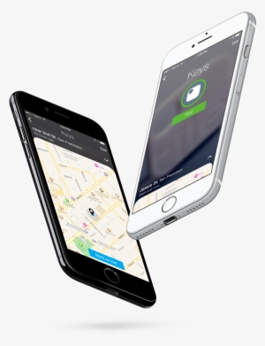 Two Iphones Displaying Screens From The Tile App - Iphone #2375232