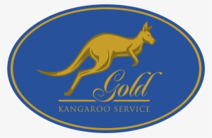 Gold Kangaroo Service Logo Png Transparent - Kangaroo #2375313