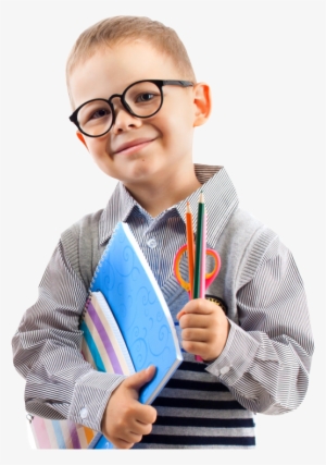 Little Boy Holding His School Materials #2375589