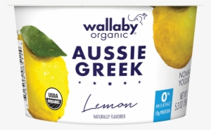Wallaby Lemon Organic Greek Nonfat Yogurt - Wallaby Greek Yogurt Vanilla Bean #2376246