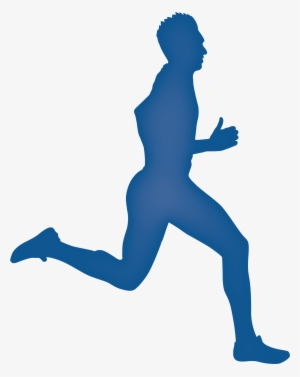 Legs Clipart Running Man - Running Silhouettes #2376479