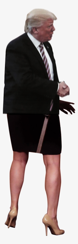 Donald Trump Image With A Woman In Heels Behind It - Standing #2376575