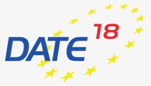 Date 2018 Logo Blue Flat , - Date Conference 2018 #2376581