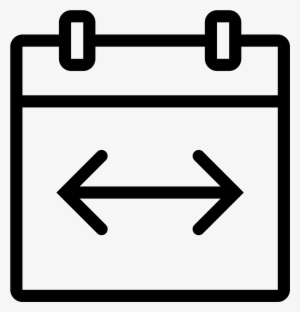 Date Span Icon - Calendar Icon Png #2376812