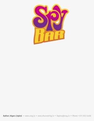 Spy Bar Logo Png Transparent - Bar #2377714