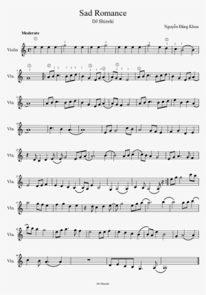 Sad Romance - Sad Romance Partition Violon #2377789