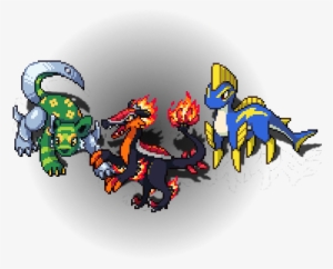 Starters-0 - Pokemon Uranium Starters Final Evolution #2378203