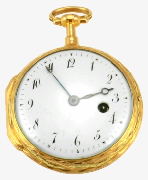 French Jacques Gudin Four Color 18k Gold Pocket Watch - Golden Color Pocket Watch #2378533