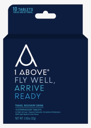 Travel Recovery Drink 10 Effervescent Tablets - 1above Anti Jet Lag Flight Drink Tablets #2378698