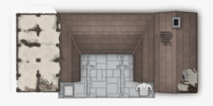 A Partially Ruined Garrison Or Large Building - Medieval Map Icons Cityographer #2378846