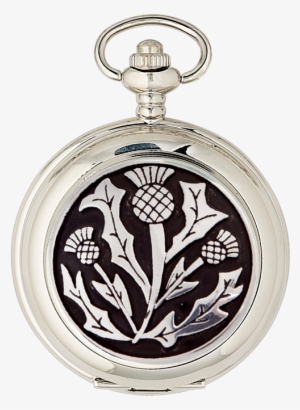 Thistle Mechanical Pocket Watch - Celtic Pocket Watch Sgian Dubh #2379150