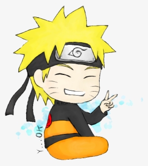 Naruto Uzumaki Chibi Head By The Mystifying M - Naruto Little #2379826