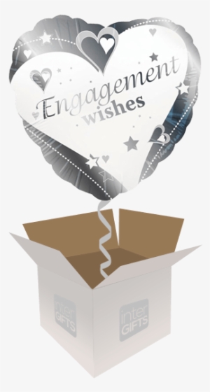 Engagement Wishes Heart - Wedding Silver Anniversary Logo #2380069