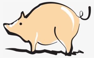 Barn, Farm, Pig, Art, Shiny, Animal - Shiny Pig #2380245