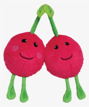 Cherries Bff Furry Pillow - Smiley #2381067