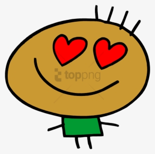 28 Collection Of Heart Eyes Clipart - Heart Eyes Stick Figure #2381412