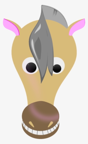 Kuda Clip Art - Cartoon Horse Face #2381478