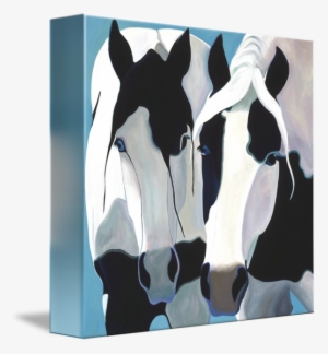 "kindred Spirits" By Leslie Anne Webb - Gallery-wrapped Canvas Art Print 8 X 8 Entitled Kindred #2381510