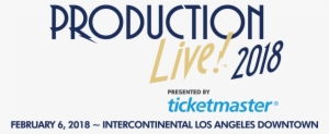 Production Live - Ticketmaster #2381851