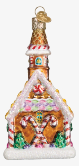 Old World Christmas Gingerbread Church Glass Ornament #2383210