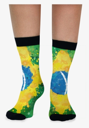 Meia Bandeira Do Brasil De Incantiana - Meias Hora De Aventura #2383597