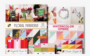 Paper Pads And Stacks - Die Cuts With A View Floral Para Paper Pads #2383735