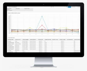 Orbit Analytics Line Graph On Imac - Computer Monitor #2383976