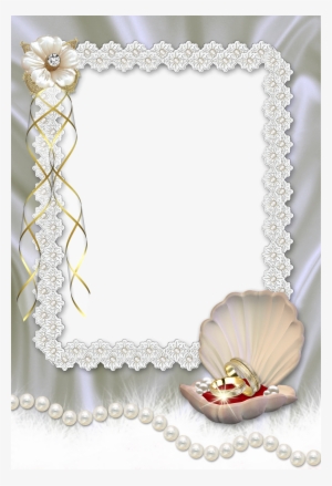 Marcos Gratis Para Fotos - Silver Wedding Frame Png #2384367