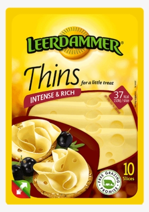 Thin, Natural Cheese Slices Rich & Intense - Leerdammer Thin #2384417