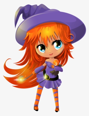 Cute Witch Transparent Png Clipart - Cute Witch #2384579