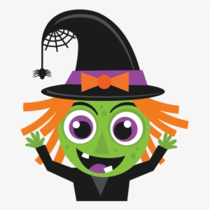 Halloween Witch Svg Scrapbook Cut File Cute Clipart - Cute Witch Clipart #2384642