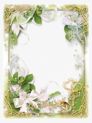 Los Anillos De Boda Aman - Transparent Photo Frames Png Hd #2384668