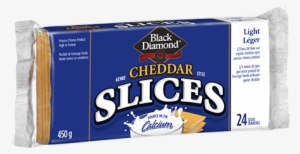 Fat Free Cheddar Slices Swiss Slices Light Cheddar - Black Diamond Cheddar Style Cheese Original Slices #2384692
