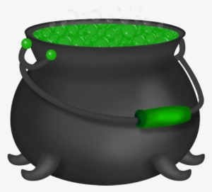 Halloween Green Witch Cauldron Clipart - Witch Cauldron Clip Art #2385023