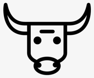 Bull Head Vector - Cabeça De Boi Silhueta #2385733