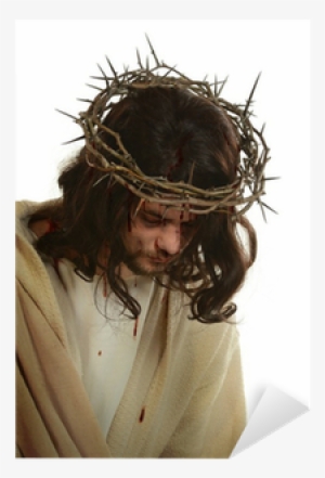 Vinilo Pixerstick Jesús Con La Corona De Espinas • #2385779
