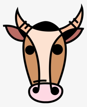 Vector Illustration Of Farm Livestock Cattle Bull Head #2385884 Vector Illustration Of Farm Livestock Cattle Bull Head #2385884