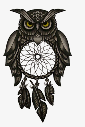 Report Abuse - Tatuajes De Buhos Con Atrapasueños #2386160