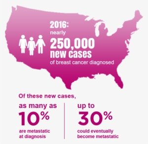 Breast Cancer Is One Of The Most Common Types Of Cancer - United States Country Outline #2386880